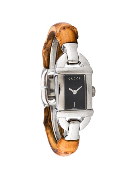 gucci bamboo watch 6800l|Gucci 6800L Bamboo Watch .